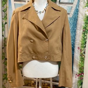 FINAL SALE 🔥 Zara cropped Blazer caramel Brown